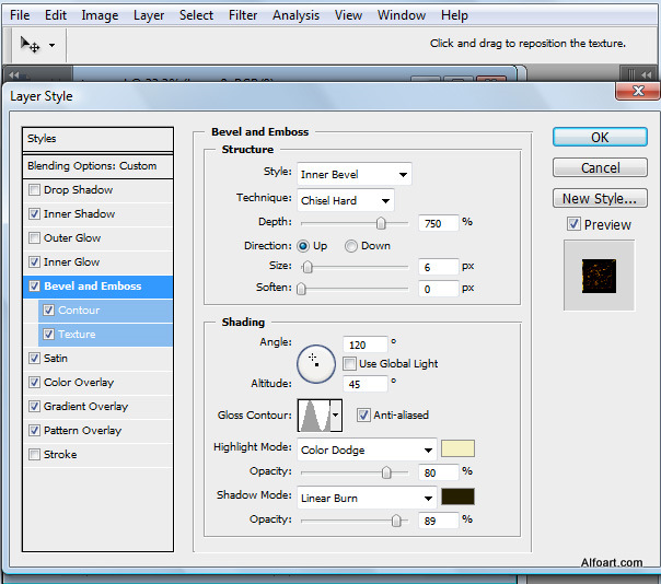 Golden apple tree. Magic scene. Adobe Photoshop Tutorial.
